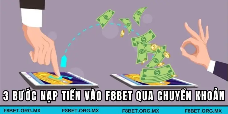 3 bước nạp tiền vào F8BET qua chuyển khoản